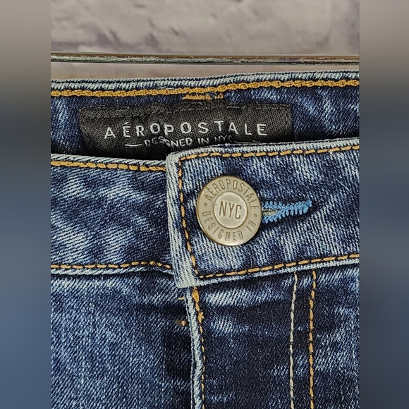 Aeropostale jeans with skinny fit and size 18 long with 31" inseam - Picture 4 of 5